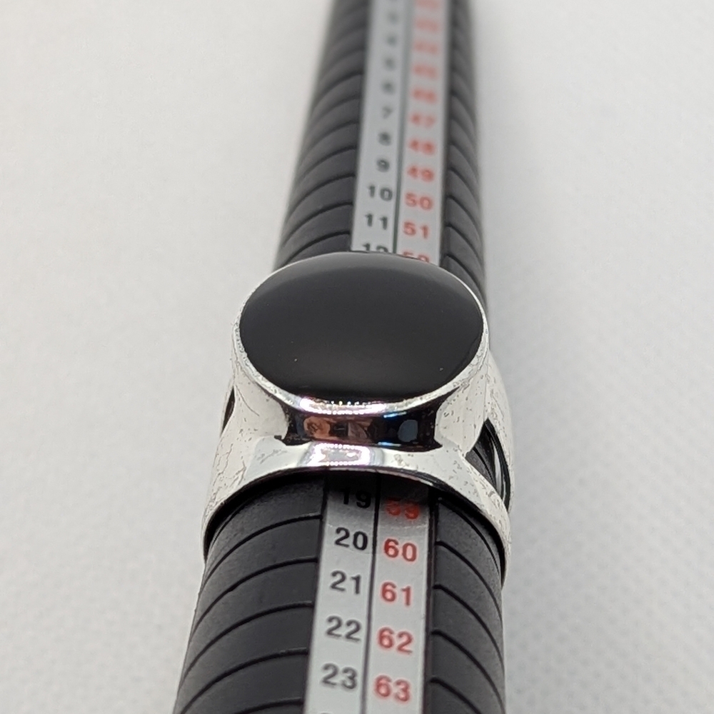 Silver Onyx Ring - Picture 4 of 4